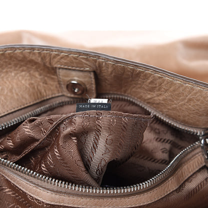 Prada Vitello Shine Hobo Cammeo 7 of 15