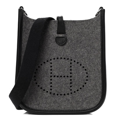 Hermes Feutre Swift Evelyne TPM Gris Moyen Black 1 of 4