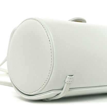 Chanel Shiny Caviar Preppy Coco Small Bowling Bag Light Blue 9 of 10