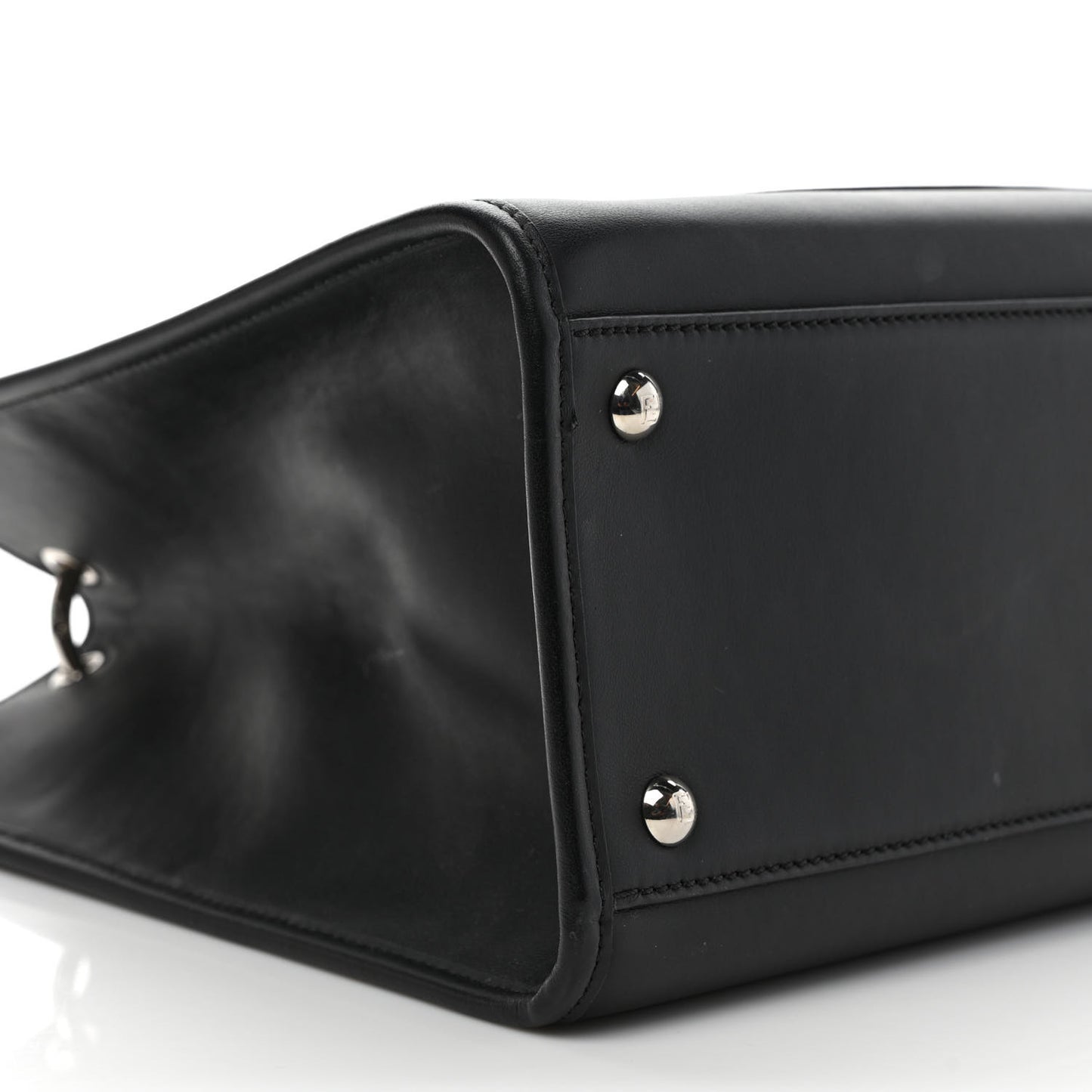 Vitello Century Opaco F is Fendi Regular Runaway Satchel Black