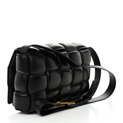 Bottega Veneta Nappa Maxi Intreccio Padded Cassette Crossbody Bag Black 3 of 14