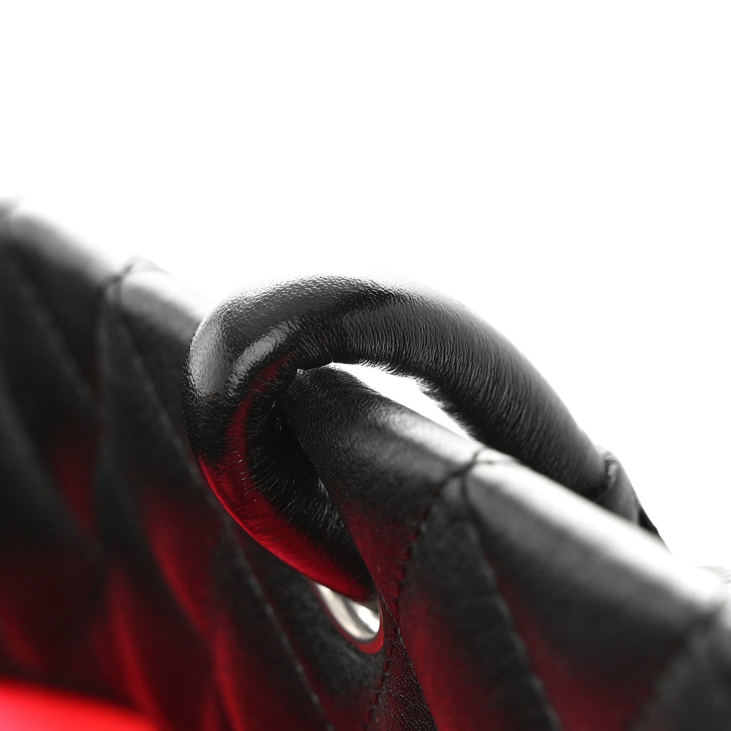 Calfskin Quilted Large Cambon Tote Black