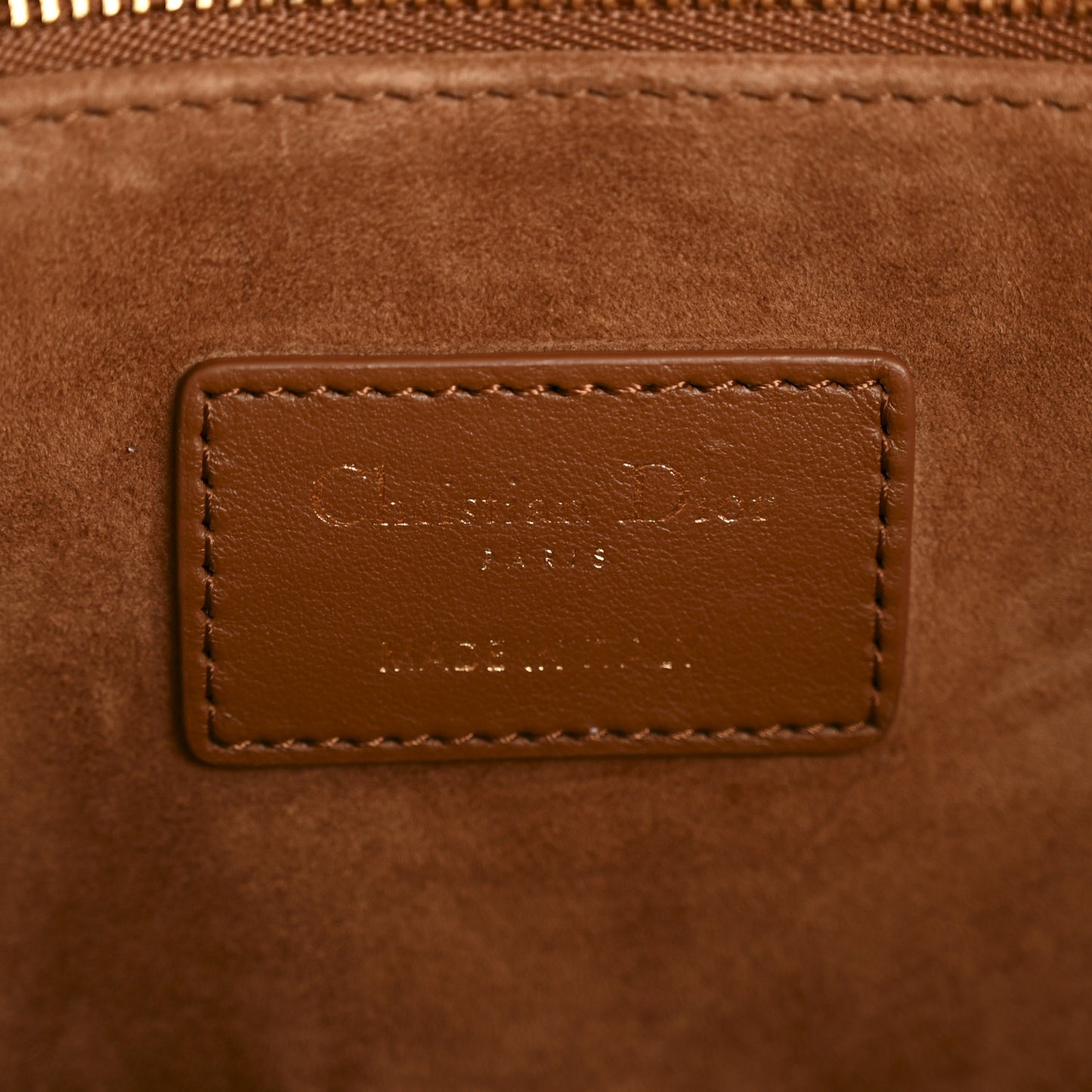 Calfskin Macro Cannage Small Book Tote Golden Saddle