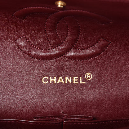Chanel Lambskin Quilted Medium Double Flap Black 11 of 14