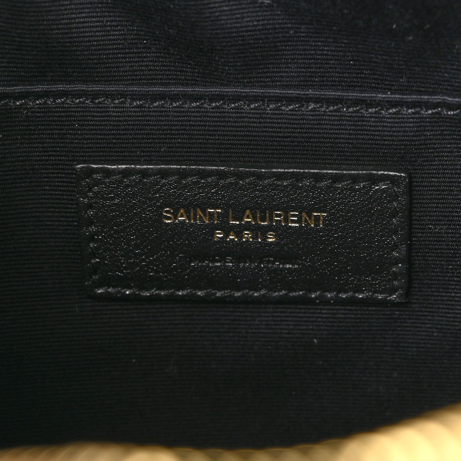 Saint Laurent Calfskin Matelasse Monogram Lou Camera Bag Dark Beige 6 of 10