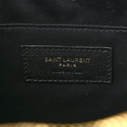 Saint Laurent Calfskin Matelasse Monogram Lou Camera Bag Dark Beige 6 of 10