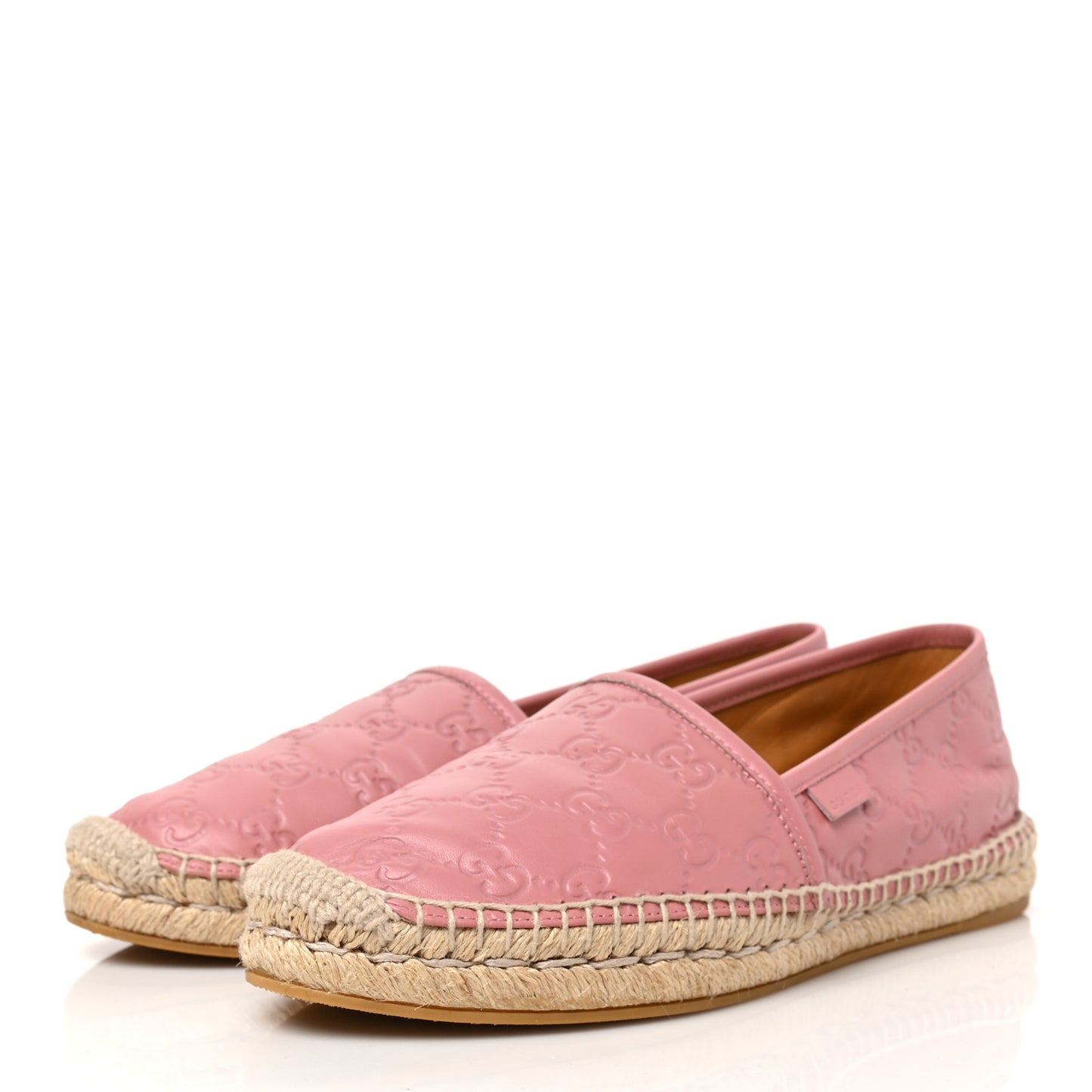 Guccissima Signature Espadrilles 39 Rose Baby Candy