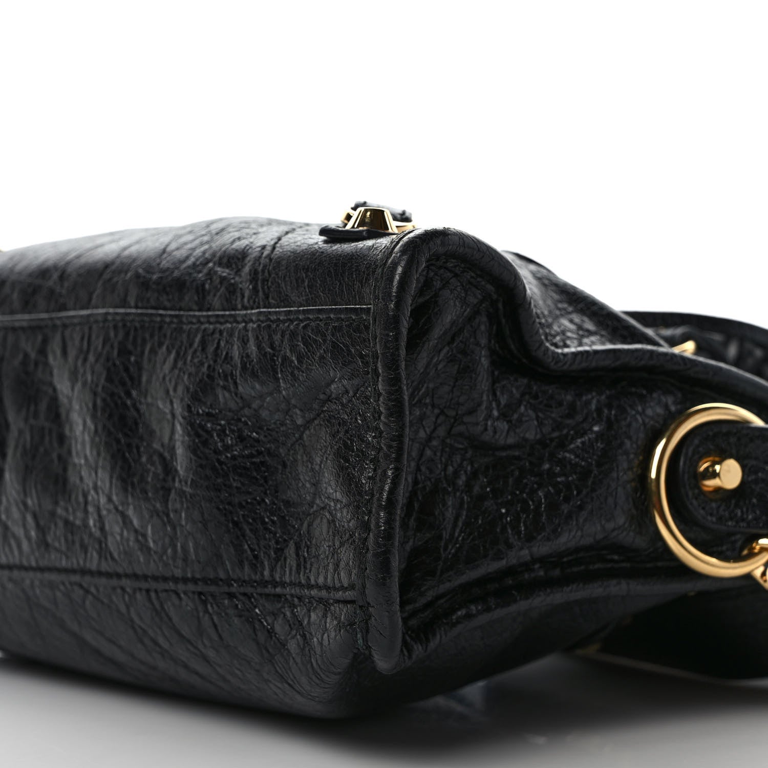 Balenciaga Agneau Classic Gold Hardware Mini City Black 9 of 11