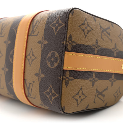 Louis Vuitton X NIGO Reverse Monogram Stripes City Keepall Bandouliere Brown 9 of 10