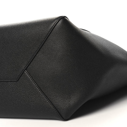 Celine Soft Grained Calfskin Small Belt Cabas Phantom Black 10 of 10