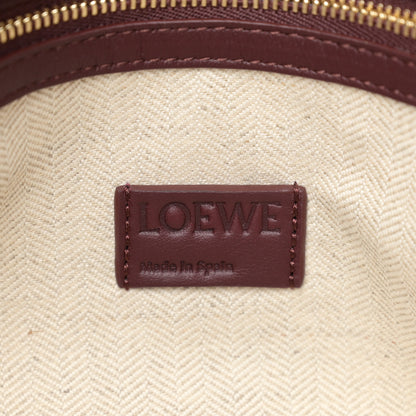 Loewe Calfskin Large Flamenco Knot Bag Dark Burgundy 6 of 10