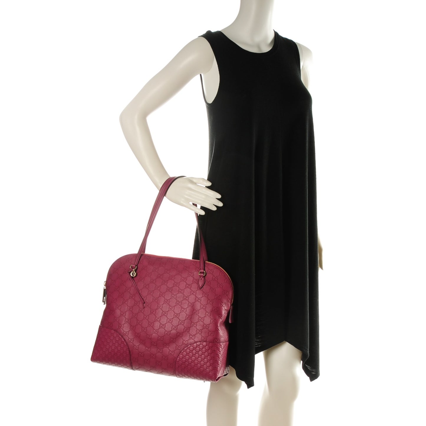 Guccissima Signature Medium Bree Shoulder Bag Peonia Flower