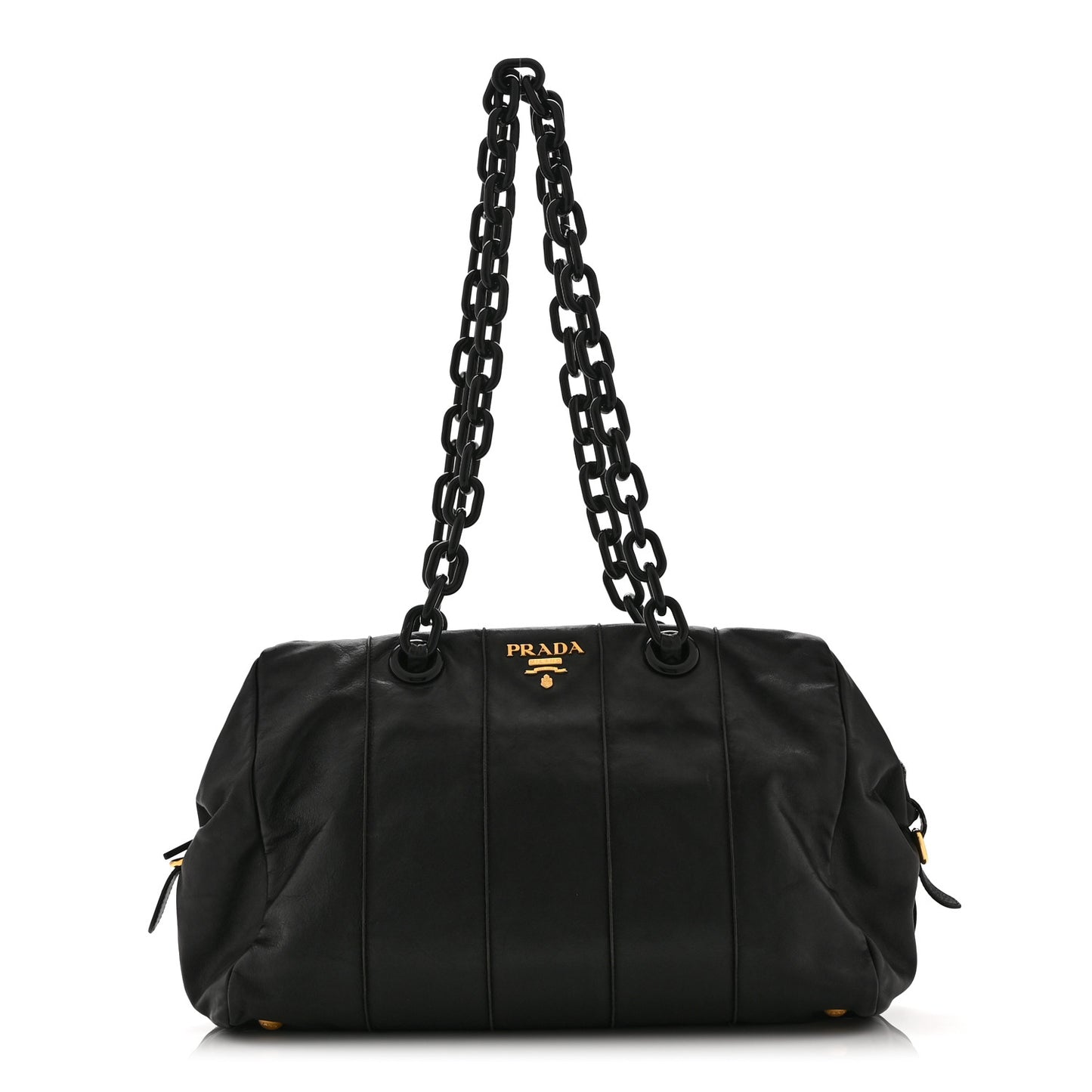 Soft Calf Shoulder Bag Black
