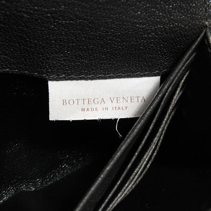 Bottega Veneta Madras Goatskin Intrecciato Bi-Color Continental Wallet New Sand Medium Grey 5 of 7