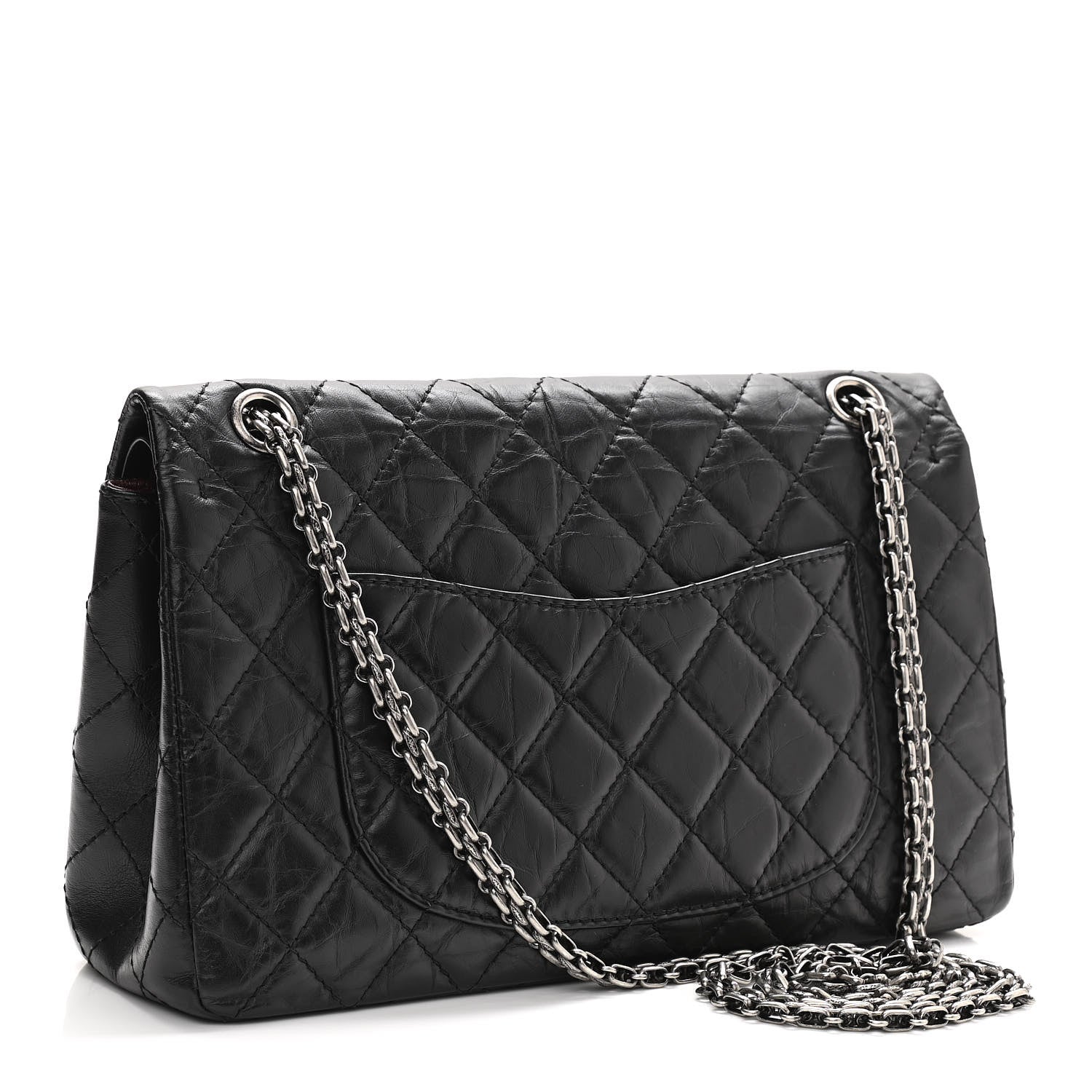Chanel Aged Calfskin Quilted 2.55 Reissue 226 Flap Black 3 of 11