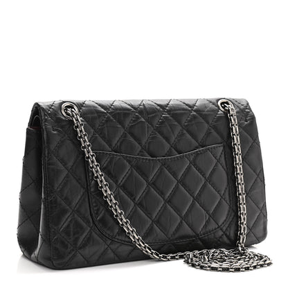 Chanel Aged Calfskin Quilted 2.55 Reissue 226 Flap Black 3 of 11