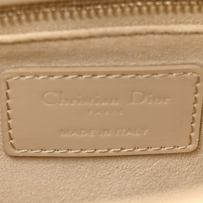 Christian Dior Patent Cannage Small Lady Dior Beige 6 of 10