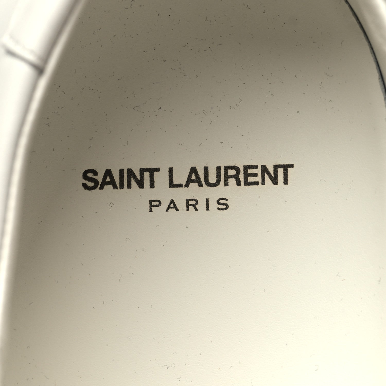 Saint Laurent Calfskin Andy Low Top Sneakers Blanc Optique 8 of 8