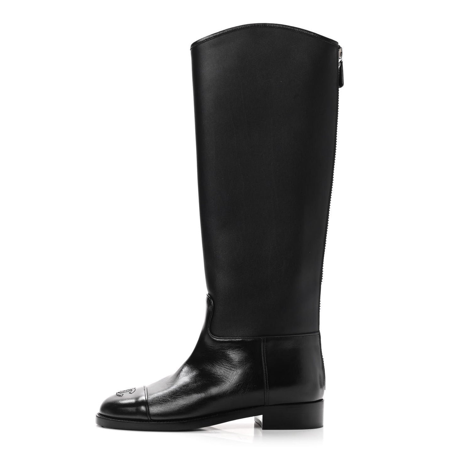 CC Cap Toe Boots 36.5 Black