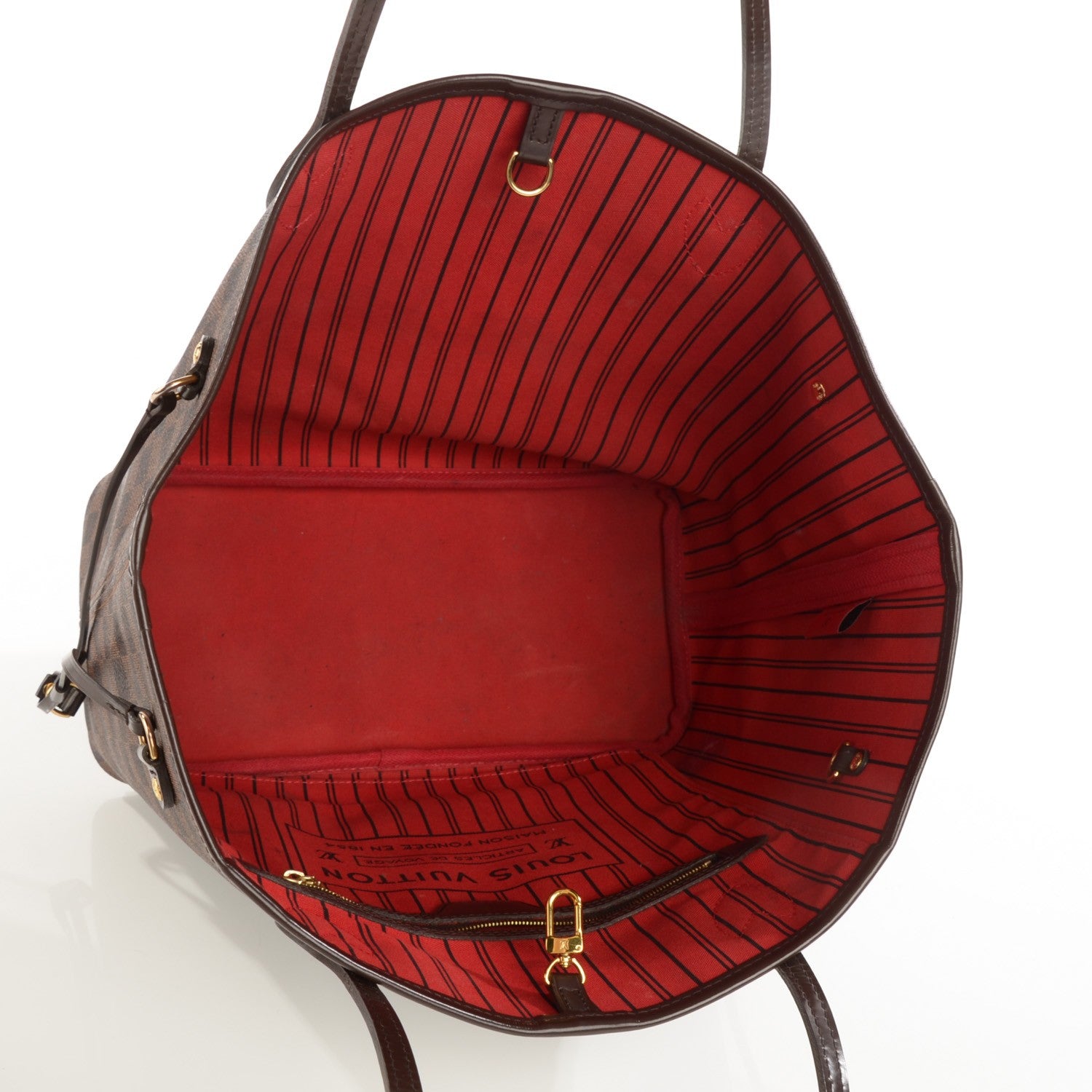 Louis Vuitton Damier Ebene Neverfull MM 5 of 9