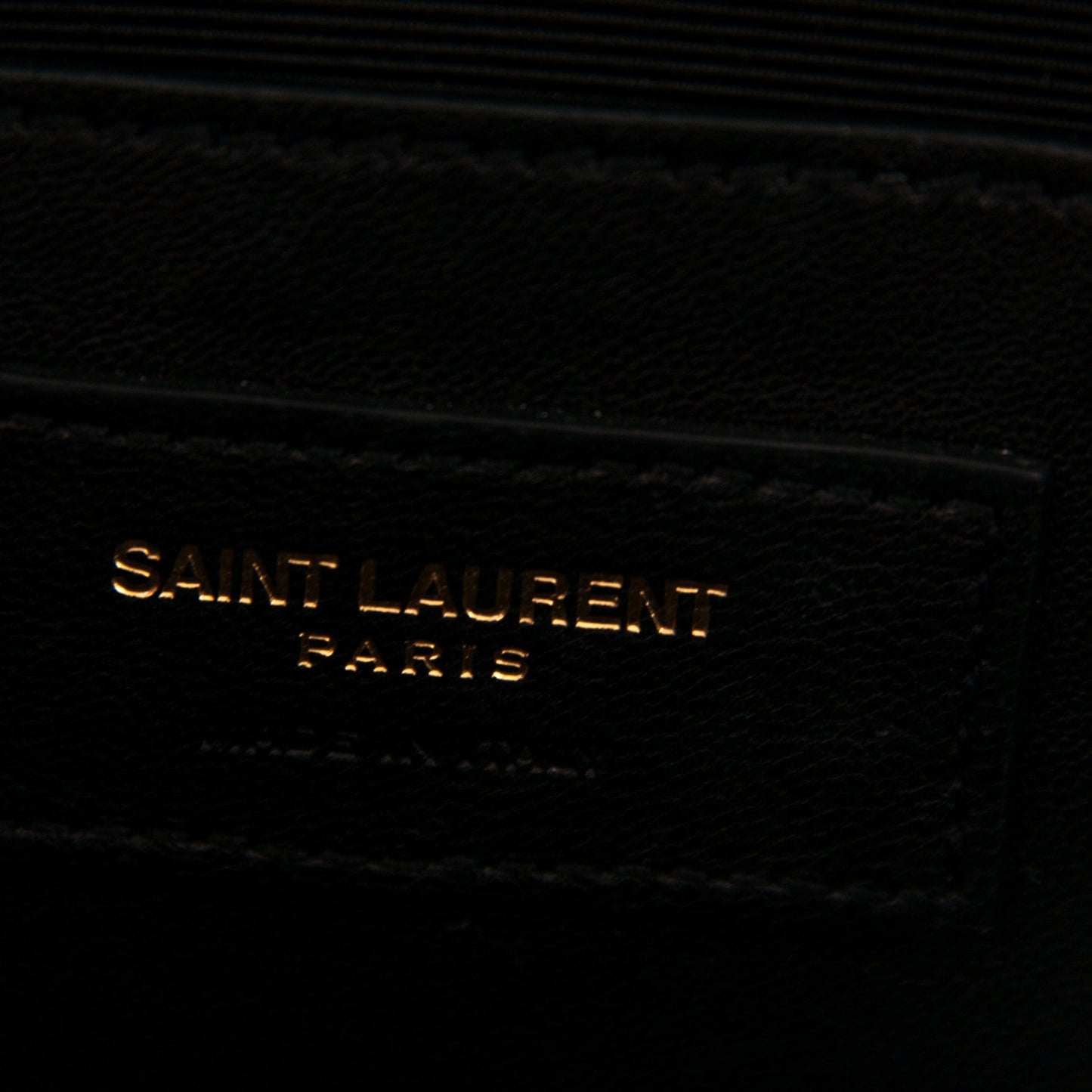 Grain De Poudre Classic Monogram Clutch Navy