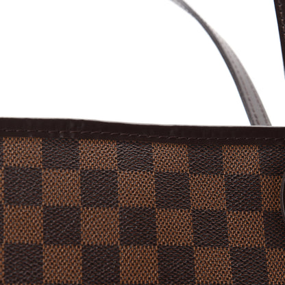 Louis Vuitton Damier Ebene Neo Neverfull MM Rose Ballerine 9 of 12