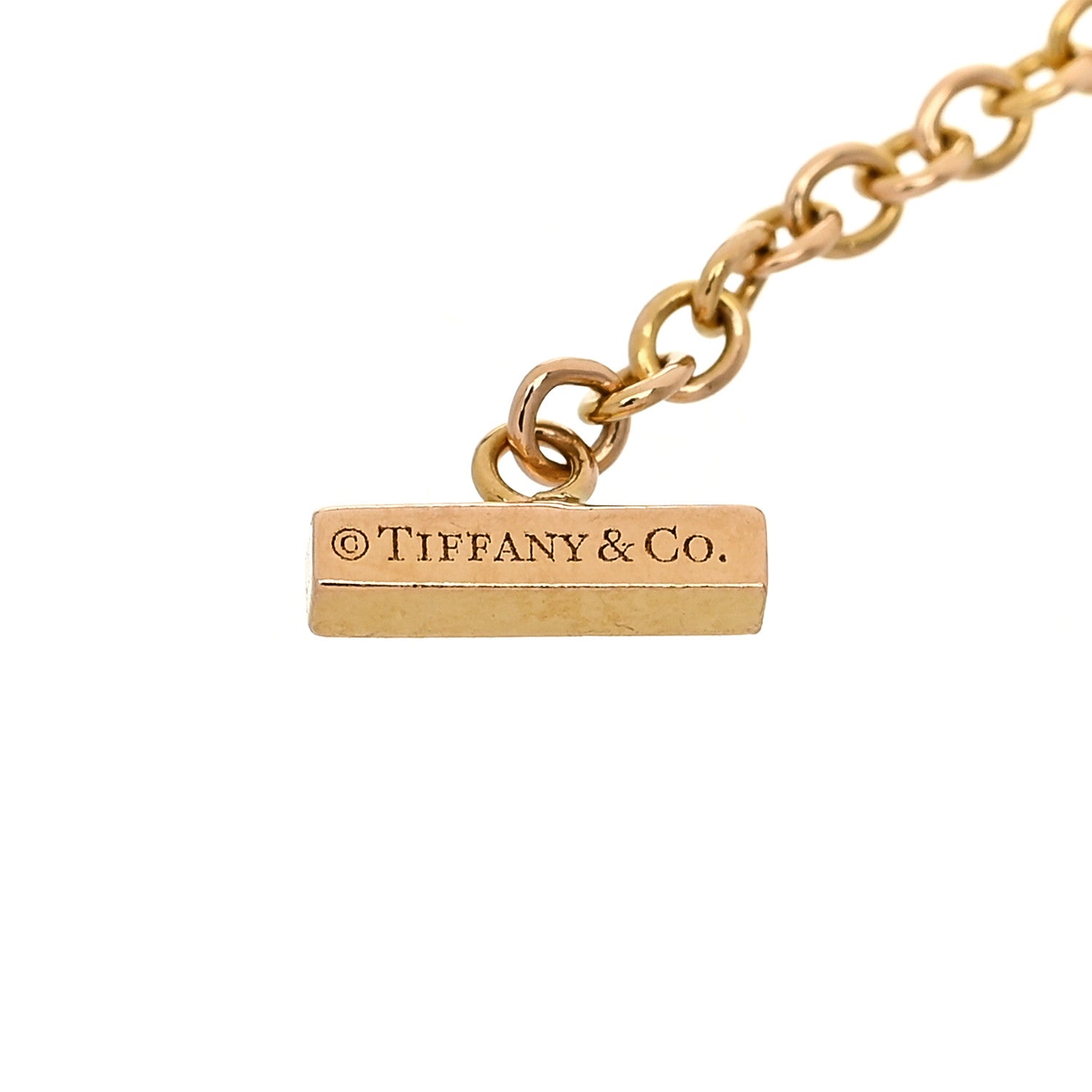 Tiffany 18K Rose Gold T Smile Bracelet 4 of 6