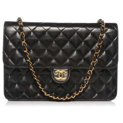 Chanel Lambskin Medium Single Flap Black 1 of 10