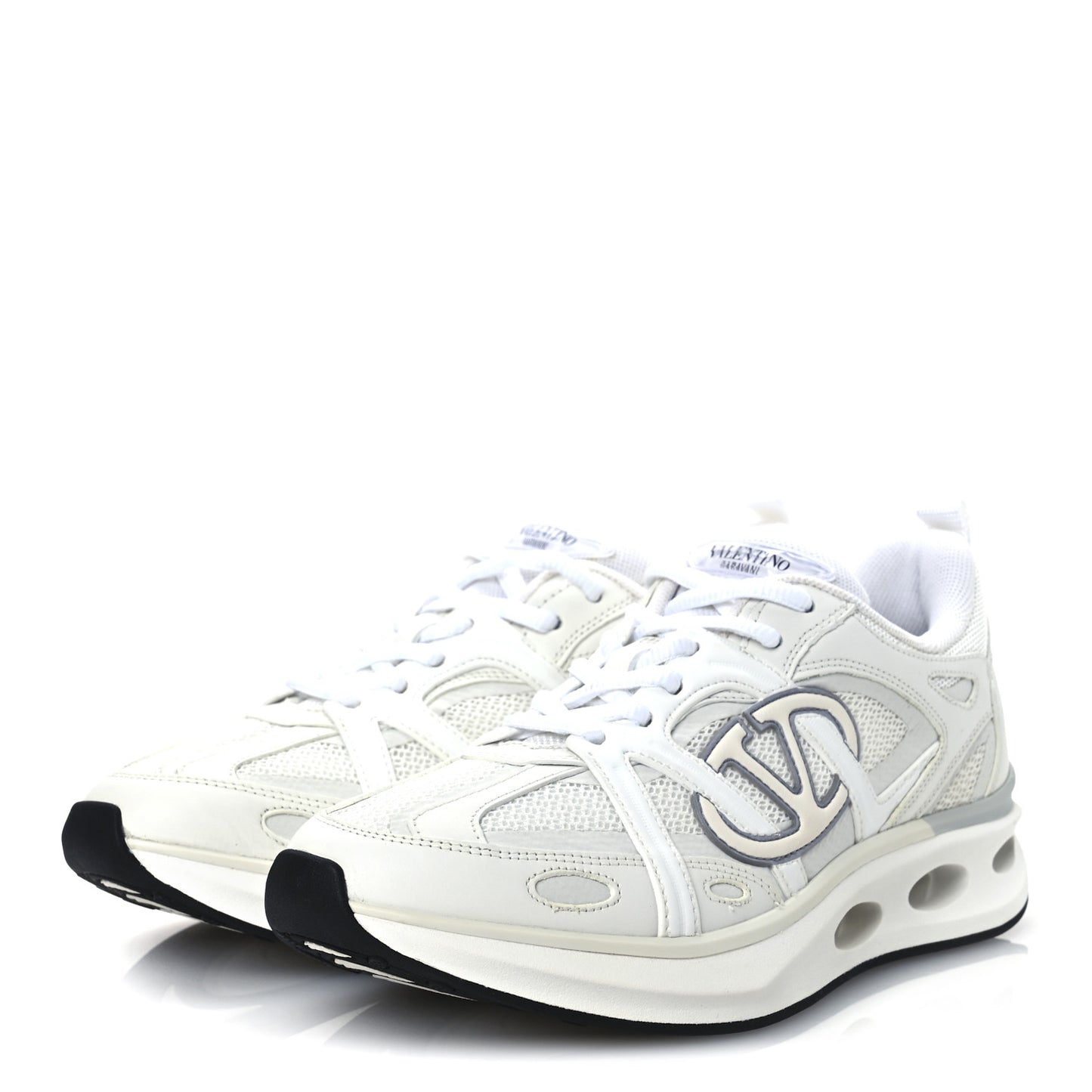 Calfskin EasyJog Sneakers 37 White
