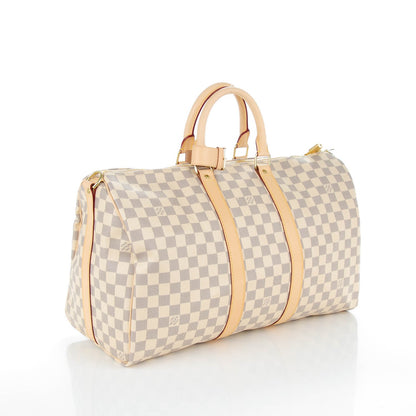 Louis Vuitton Damier Azur Keepall Bandouliere 45 3 of 7