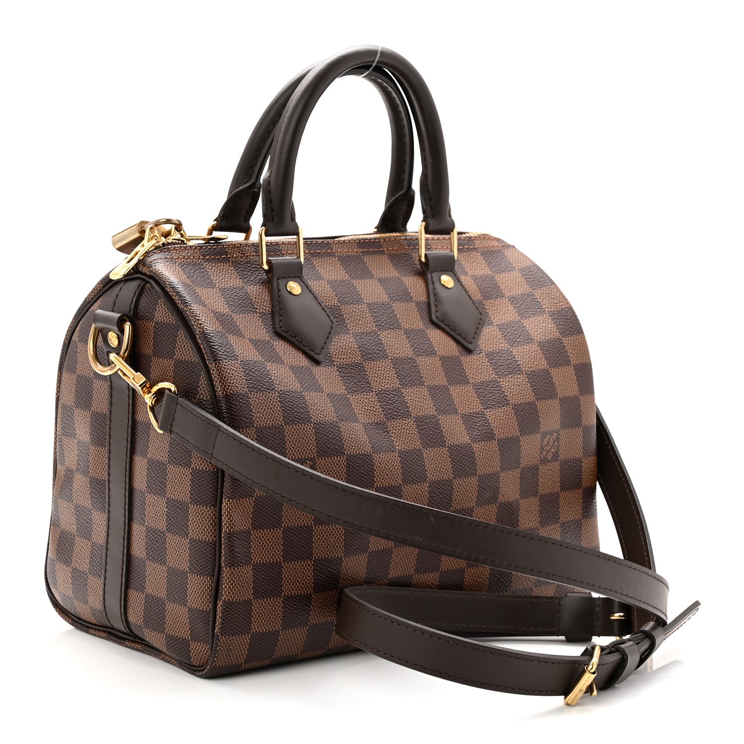 Louis Vuitton Damier Ebene Speedy Bandouliere 25 3 of 10