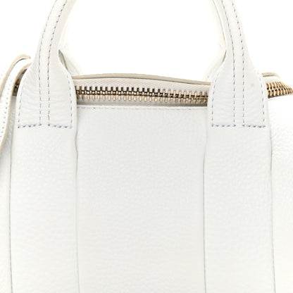 Alexander Wang Pebbled Lambskin Mini Rockie Gray Gold Hardware 6 of 8