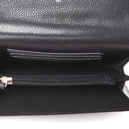 Chanel Caviar Quilted Small Flap Wallet Black 5 of 9