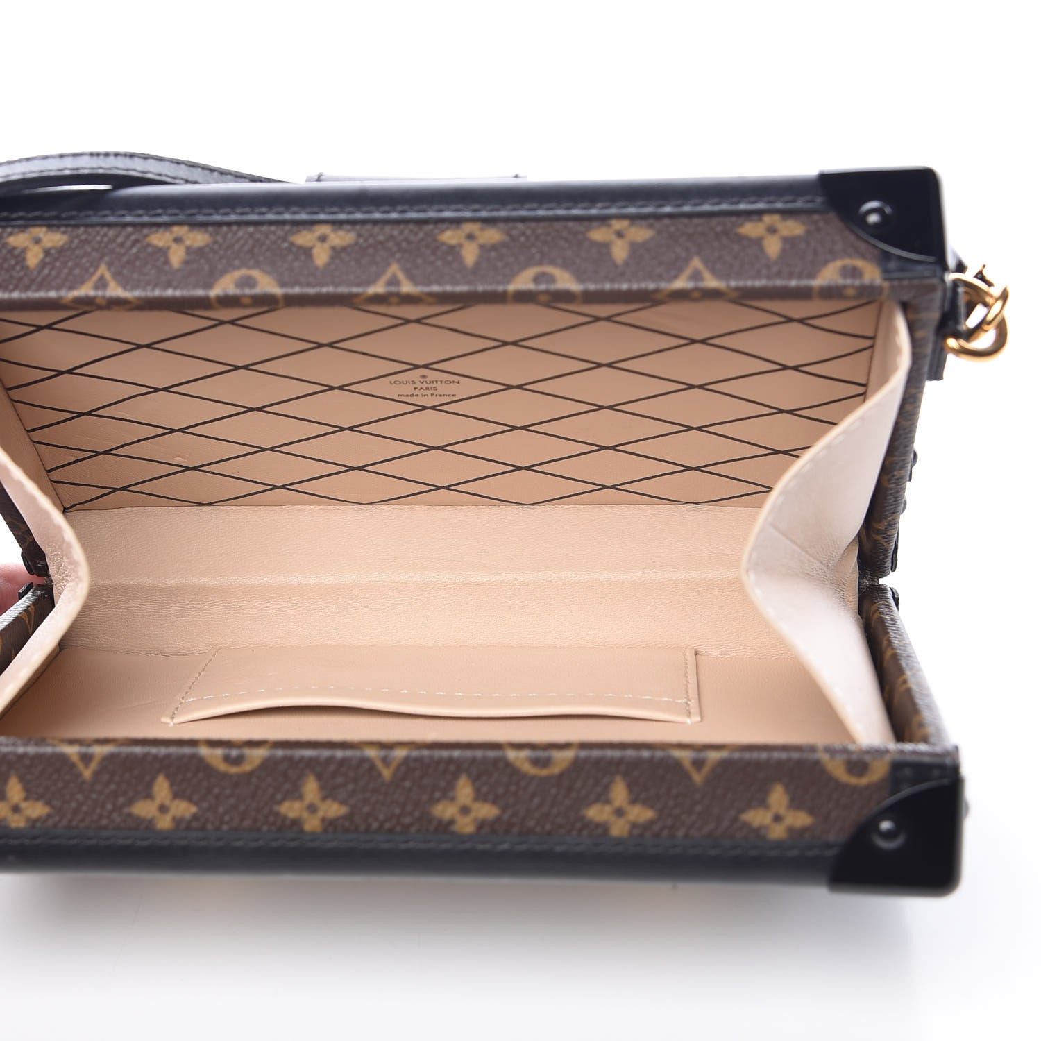 Louis Vuitton Monogram Petite Malle Black 5 of 8