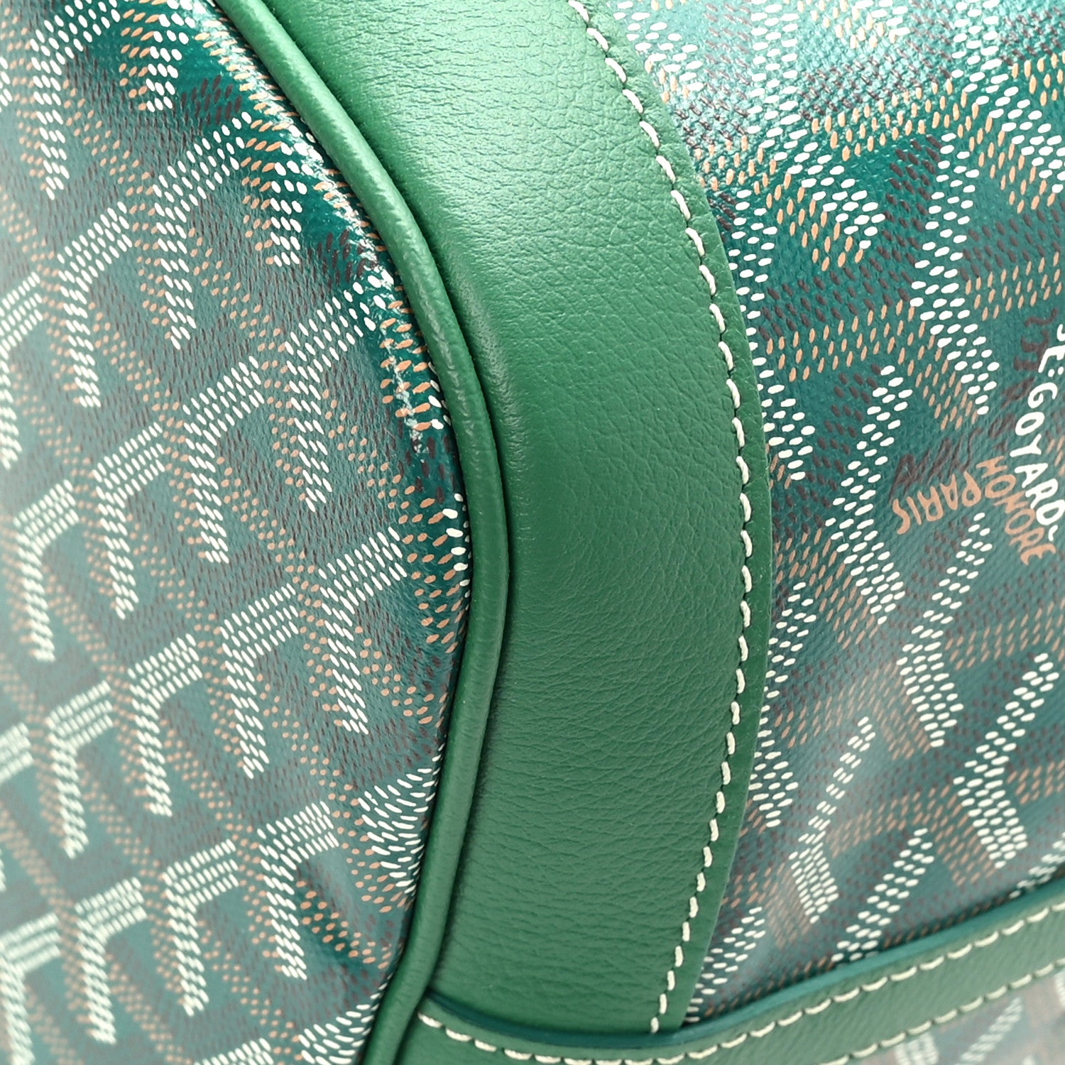 Goyard Goyardine Petit Flot Bucket Bag PM Green 10 of 10