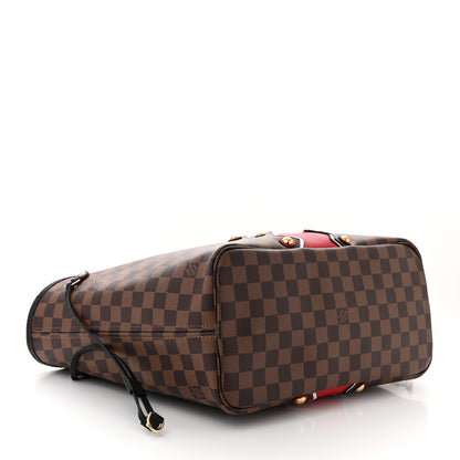 Louis Vuitton Damier Ebene Karakoram Neverfull MM 5 of 11