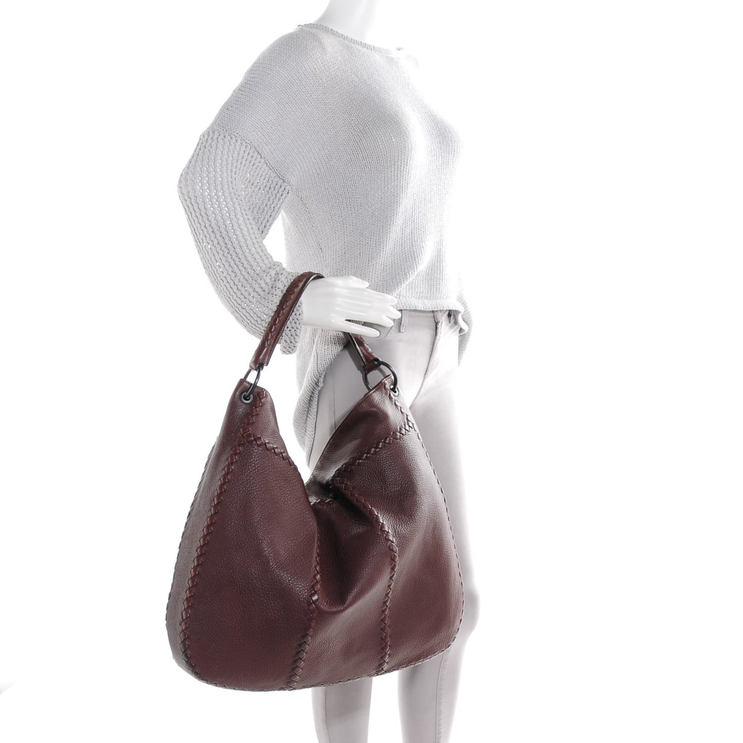 Cervo Large Loop Hobo Truffle