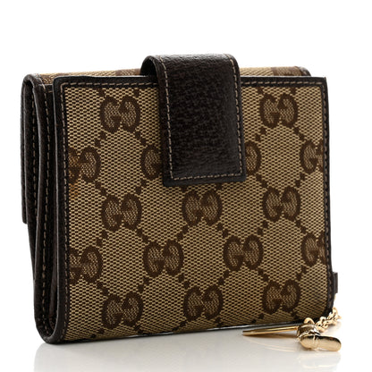 Gucci Monogram Compact Jolicoeur Wallet Dark Brown 3 of 9