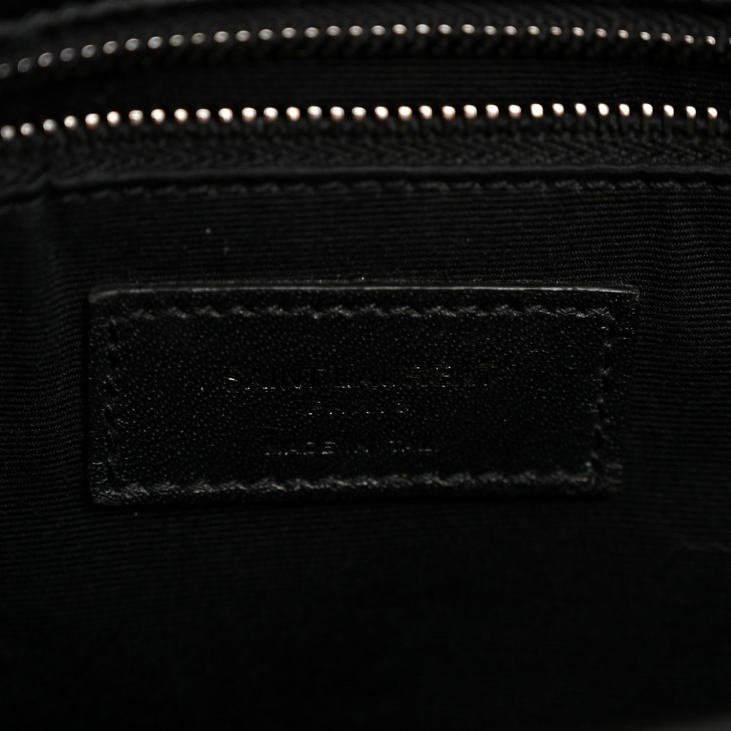 Crinkled Calfskin Monogram Medium Niki Chain Satchel Black