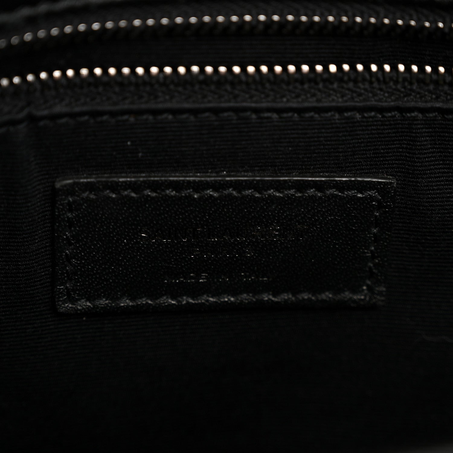 Saint Laurent Crinkled Calfskin Monogram Medium Niki Chain Satchel Black 6 of 13