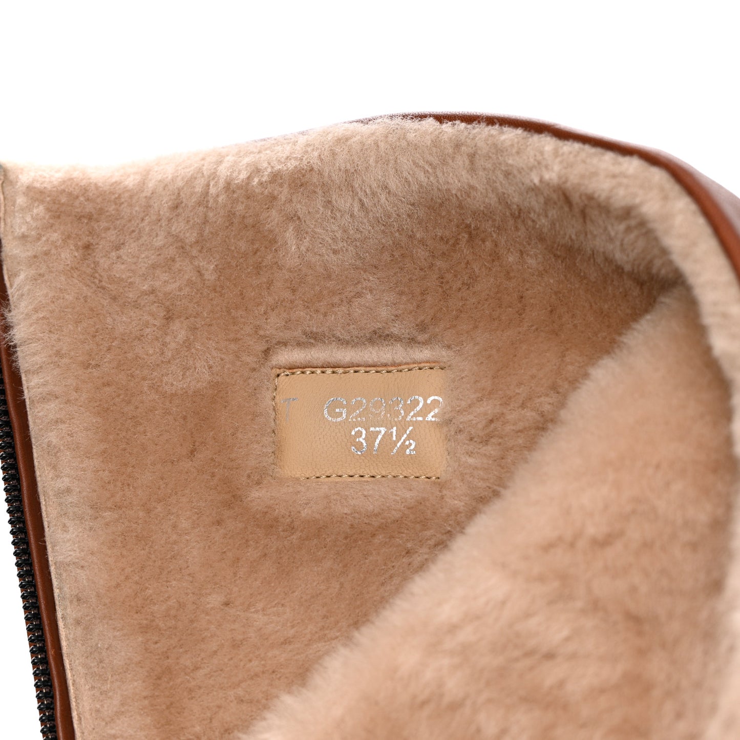 Calfskin Quilted CC Boots 37.5 Brown