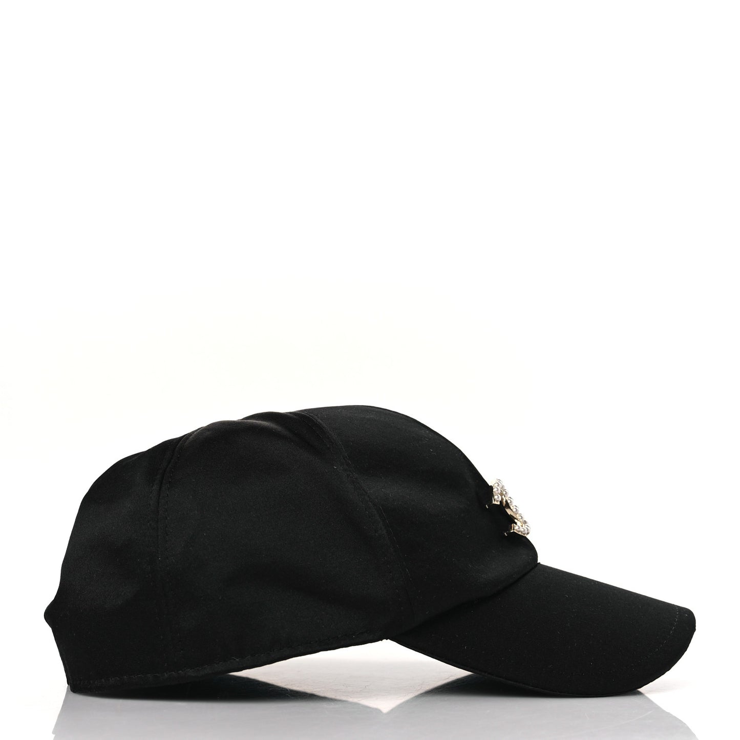 Silk Pearl CC Cap Hat Black