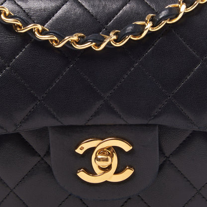 Chanel Lambskin Quilted Small Double Flap Black 6 of 9