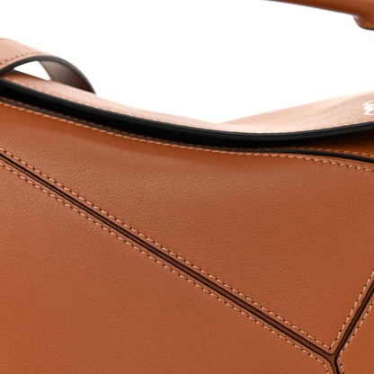 Loewe Calfskin Small Puzzle Bag Tan 8 of 10