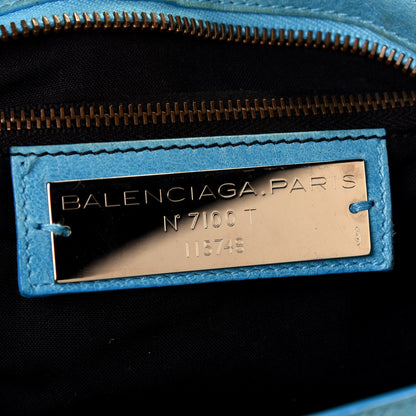 Balenciaga Agneau Classic Hardware City Bleu Paon 7 of 12