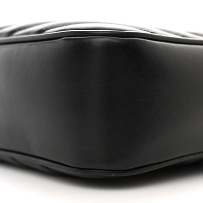 Saint Laurent Calfskin Matelasse Monogram Lou Camera Bag Black 10 of 14