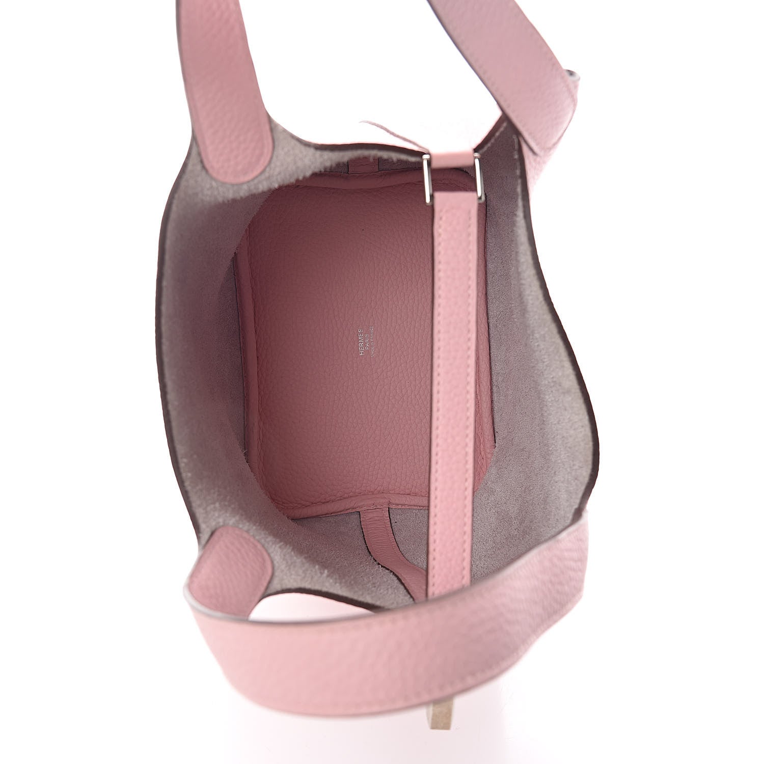 Hermes Taurillon Clemence Picotin Lock 18 PM Rose Sakura 531388