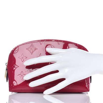 Louis Vuitton Vernis Cosmetic Pouch Rose Indien 2 of 11