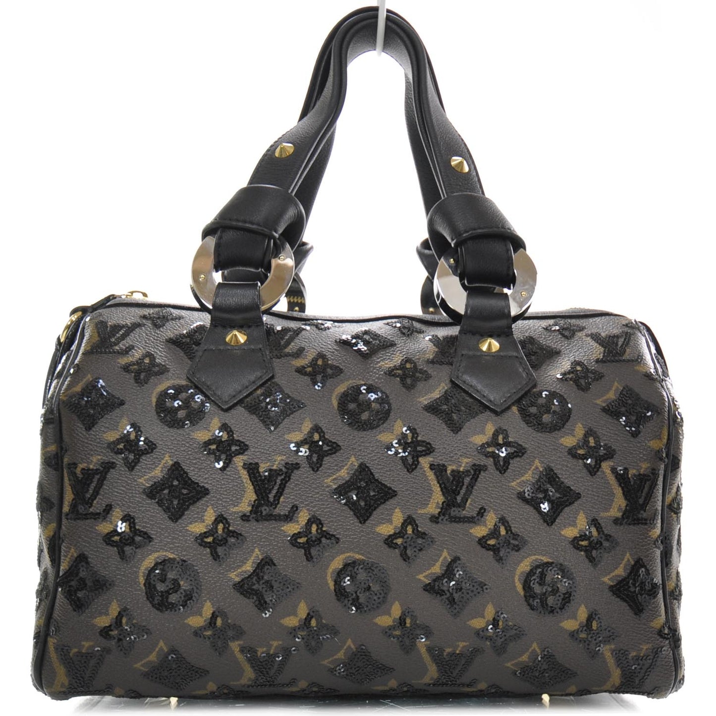 Monogram Sequins Eclipse Speedy 28 Black