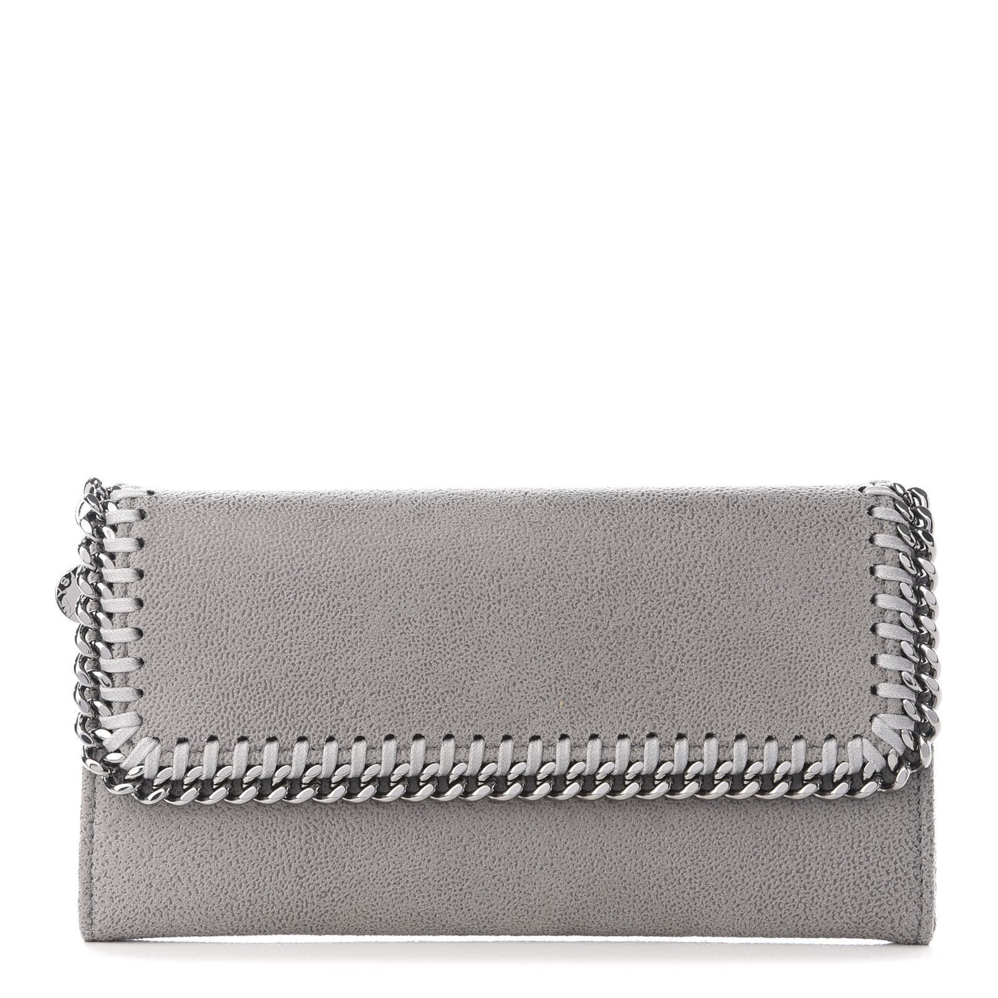 Shaggy Deer Falabella Flap Wallet Grey